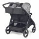 Коляска Peg-Perego Book for Two Cinder сіра (IP05280000GL53RO01)