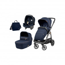 Коляска Peg-Perego 3 в 1 Veloce Blue Shine SL (PACK-VEL31SL000007)