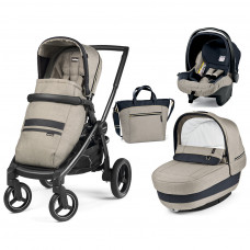 Коляска Peg-Perego 3 в 1 Team Luxe Beige Бежева (PACK03-00000000001)