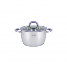 Каструля Pepper Purple Iris Silicone 16 см 1,6 л PR-1109-16 (107784)