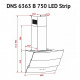 Витяжка кухонна Perfelli DNS 6363 B 750 BL LED Strip
