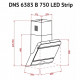 Витяжка кухонна Perfelli DNS 6383 B 750 BL LED Strip