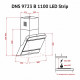 Витяжка кухонна Perfelli DNS 9723 B 1100 BL LED Strip