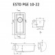 Мийка кухонна Perfelli ESTO PGE 10-22 SAND