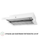 Витяжка кухонна Perfelli TLS 6363 WH 700 LED Sensor