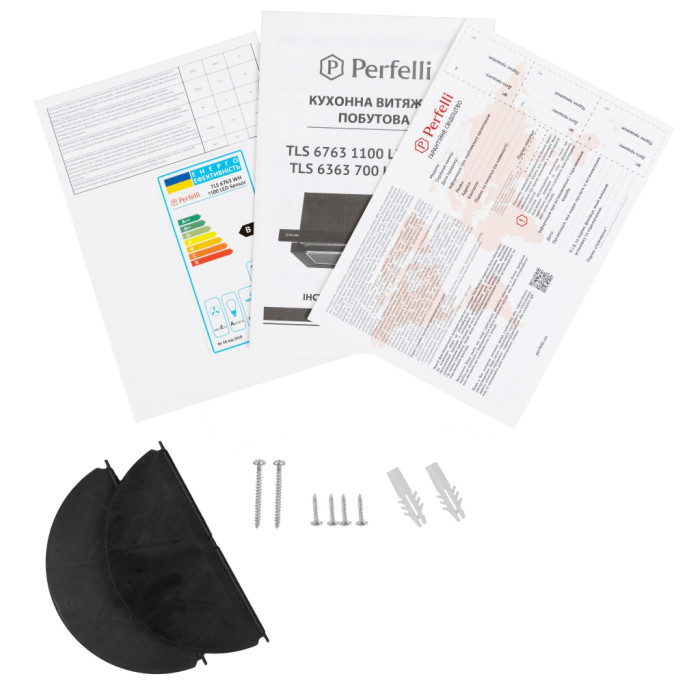 Витяжка кухонна Perfelli TLS 6763 WH 1100 LED Sensor