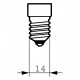 Лампочка Philips E14 40W 230V P45 FR 1CT/10X10F Stan (8711500011978)