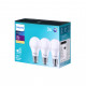 Лампочка Philips LEDBulb 9W (900lm) 3000K E27 3шт (929002299247)