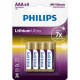 Батарейка Philips AAA FR03 Lithium Ultra * 4 (FR03LB4A/10)