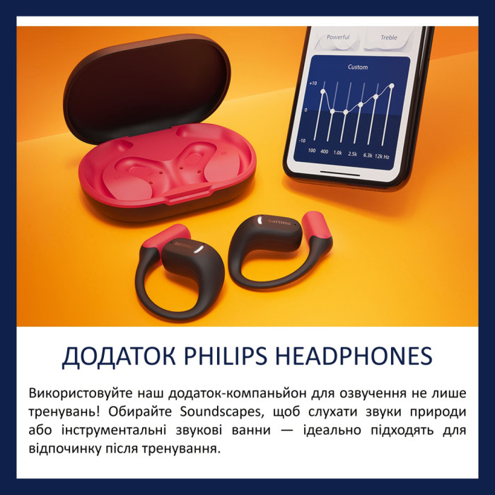 Навушники Philips TAA6709BK/00 Wireless Red (TAA6709BK/00)