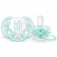 Пустушка Philips AVENT Ultra Soft для хлопчиків, 0-6 міс (SCF222/01)