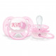 Пустушка Philips AVENT Ultra Soft для дівчаток 0-6 міс. 2 шт. (SCF222/02)