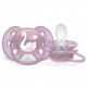 Пустушка Philips AVENT Ultra Soft для дівчат, 6-18 мес. (SCF223/02)