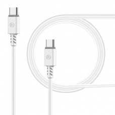 Дата кабель USB Type-C to Type-C 1.2m CB-TT11 white Piko (1283126504020)