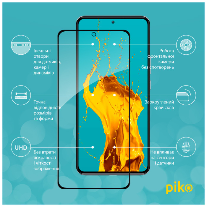 Скло захисне Piko Full Glue Xiaomi 12T/12T Pro Black (1283126546440)