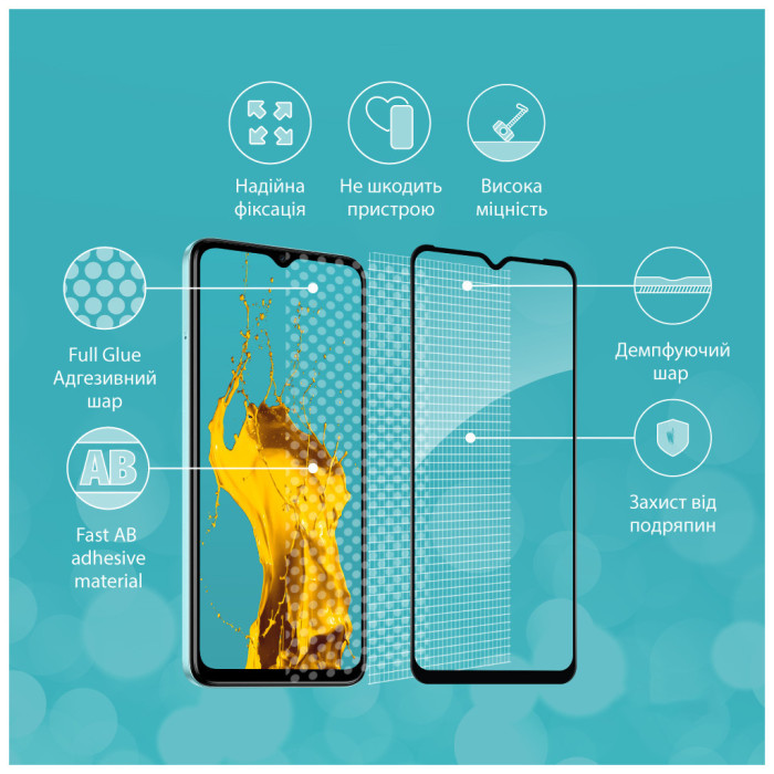 Скло захисне Piko Full Glue Tecno Spark Go 2023 (1283126564857)