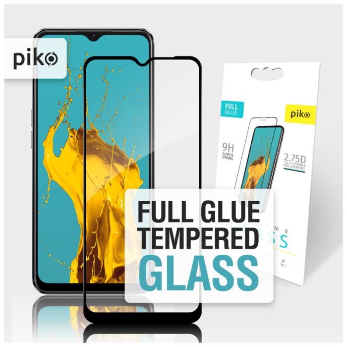 Скло захисне Piko Full Glue Oppo A77S Black (1283126576812)