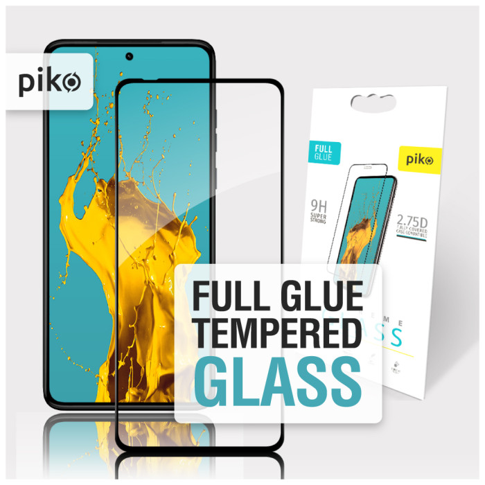 Скло захисне Piko Full Glue Moto G84 Black (1283126582370)