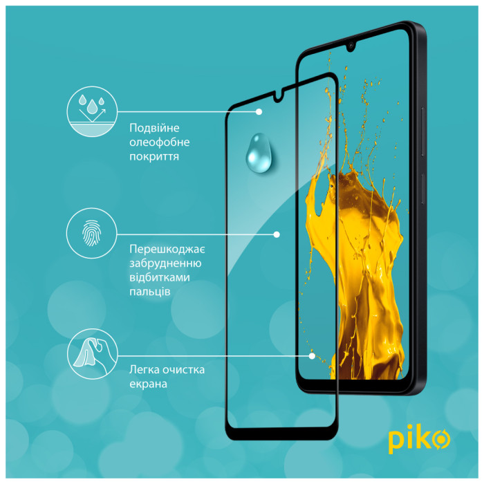 Скло захисне Piko Full Glue Xiaomi Poco C65 Black (1283126583674)