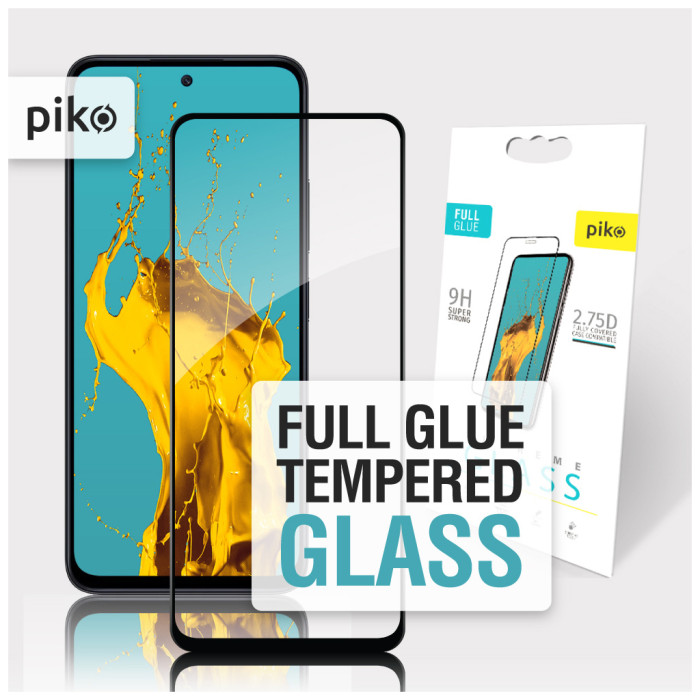 Скло захисне Piko Full Glue Xiaomi Redmi 13 Black (1283126592942)