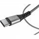 Дата кабель USB 2.0 AM to Type-C 1.0m Flex Gray Pixus (4897058531152)