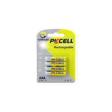 Акумулятор PkCell AAA R03 1200mAh 1.2V NiMH Rechargeable Battery, 4шт/бл (PC/AAA1200-4B)