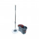 Комплект для прибирання Planet Household Spin Mop Classic металік 19 л (6840)