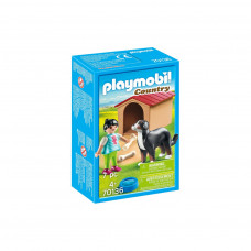 Конструктор Playmobil Country Дівчина і собака з будкою (70136)
