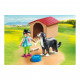 Конструктор Playmobil Country Дівчина і собака з будкою (70136)