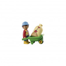 Конструктор Playmobil 1.2.3 Будівельник з тачкою (70409)