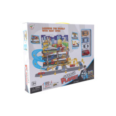 Ігровий набір Playset складний паркінг в комплекті з 4 машинками GARAGE (3858894672479)