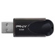 USB флеш накопичувач PNY flash 32GB Attache4 Black USB 2.0 (FD32GATT4-EF)