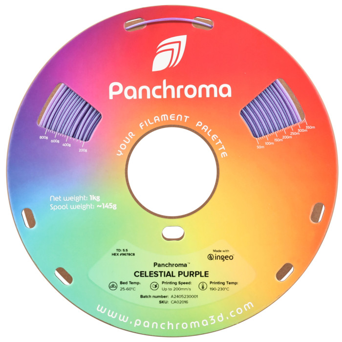 Пластик для 3D-принтера Polymaker PLA PANCHROMA CELESTIAL 1,75mm 1kg PURPLE (CA02016)