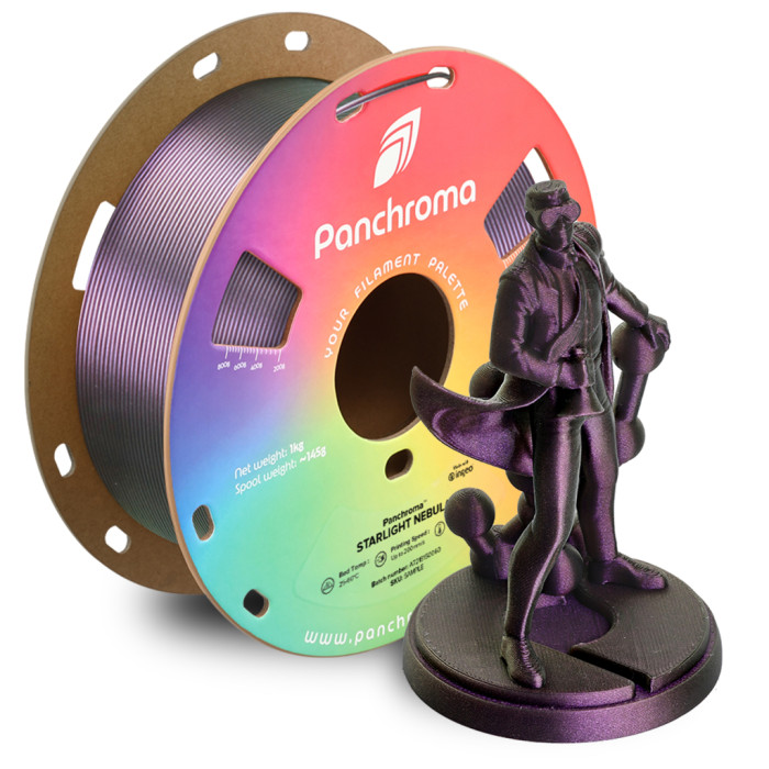 Пластик для 3D-принтера Polymaker PLA PANCHROMA STARLIGHT 1,75mm 1kg NEBULA (CA02020)
