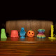 Пластик для 3D-принтера Polymaker PLA PANCHROMA LUMINOUS 1,75mm 1kg YELLOW (CA02035)