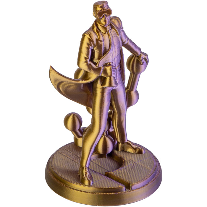 Пластик для 3D-принтера Polymaker PLA PANCHROMA DUAL SILK 1,75mm 1kg Gold-Purple (CA03029)