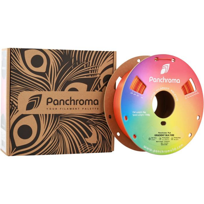 Пластик для 3D-принтера Polymaker PLA PANCHROMA GRADIENT 1,75mm 1kg SILK FIRE (CA03035)
