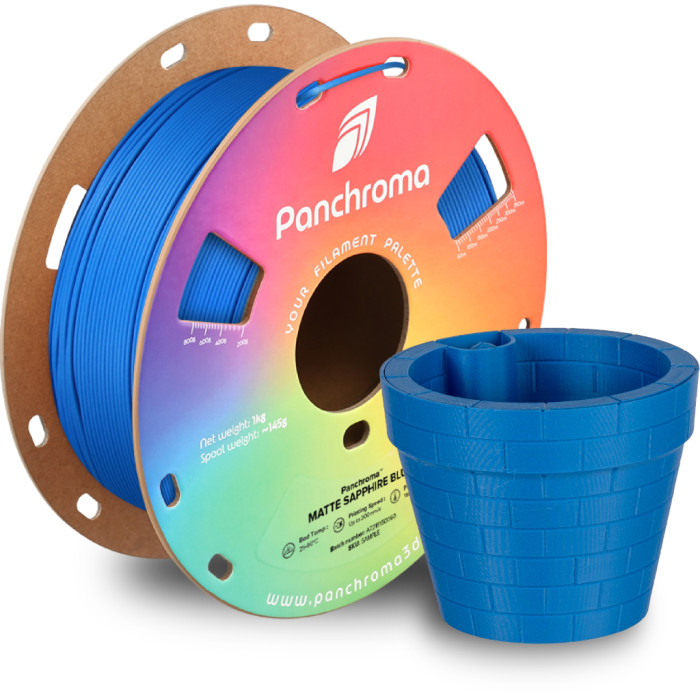 Пластик для 3D-принтера Polymaker PLA PANCHROMA MATTE 1,75mm 1kg SAPPHIRE BLUE (CA04038)