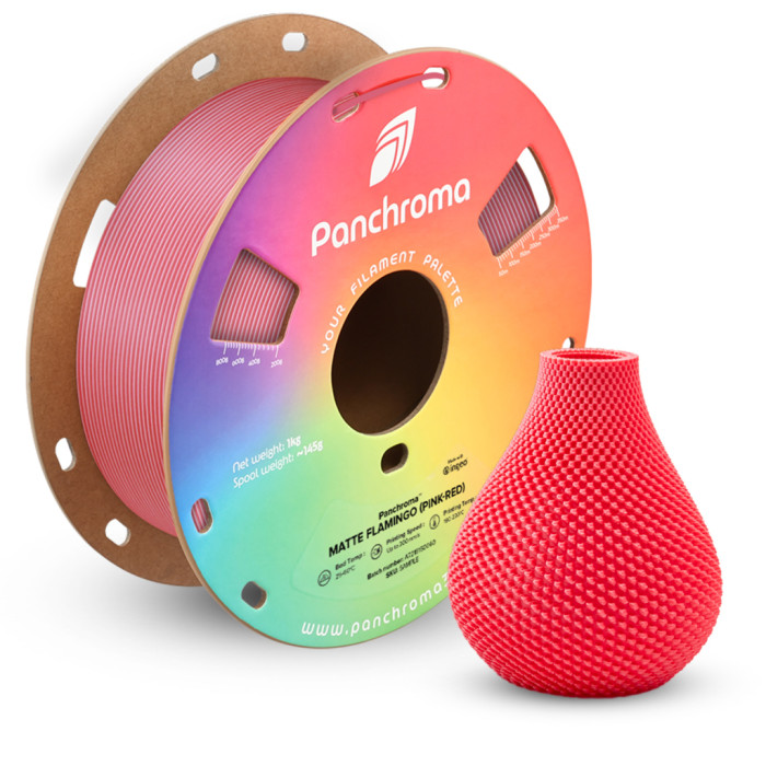 Пластик для 3D-принтера Polymaker PLA PANCHROMA DUAL MATTE 1,75mm 1kg FLAMINGO (CA04044)