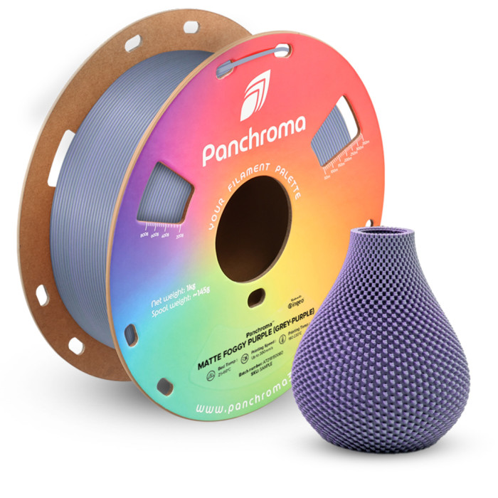 Пластик для 3D-принтера Polymaker PLA PANCHROMA DUAL MATTE 1,75mm 1kg FOGGY (CA04046)