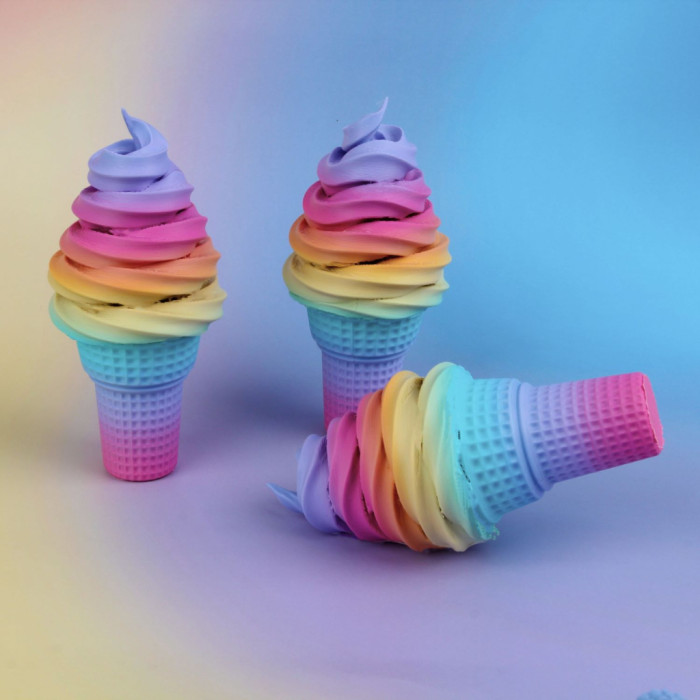 Пластик для 3D-принтера Polymaker PLA PANCHROMA GRADIENT PASTEL 1,75mm 1kg RAINBOW PASTEL (CA04055)