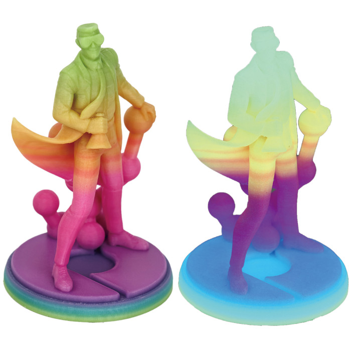 Пластик для 3D-принтера Polymaker PLA PANCHROMA GRADIENT 1,75mm 1kg LUMINOUS RAINBOW (CA09003)