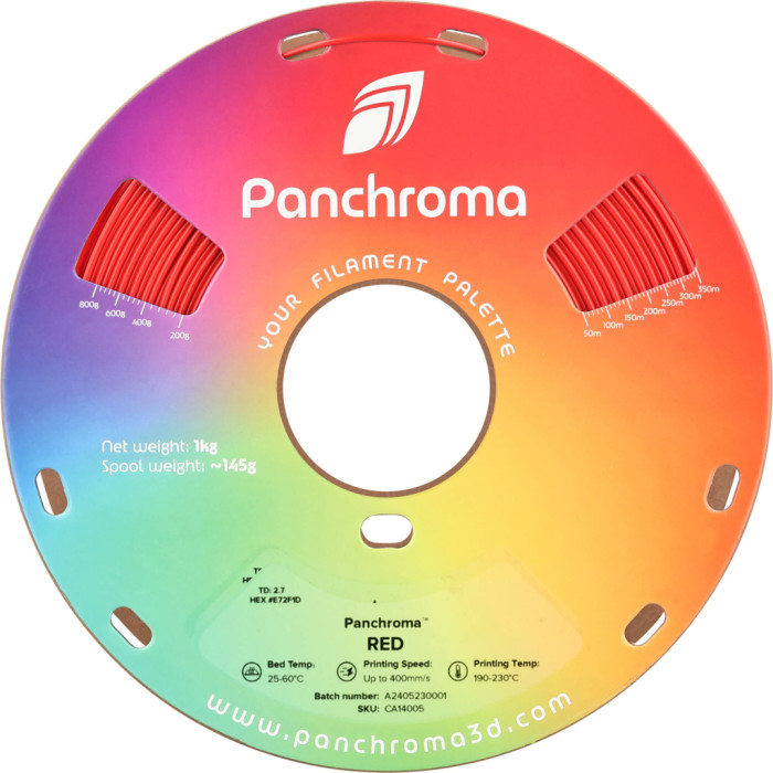 Пластик для 3D-принтера Polymaker PANCHROMA CoPE 1,75mm 1kg RED (CA14005)