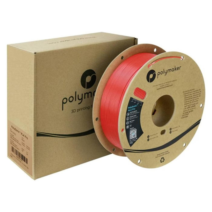 Пластик для 3D-принтера Polymaker PLA PRO HIGH SPEED TOUGH 1,75mm RED 1kg (PA13005)