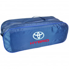 Сумка-органайзер Poputchik в багажник Toyota HYBRID синя (03-097-2Д)