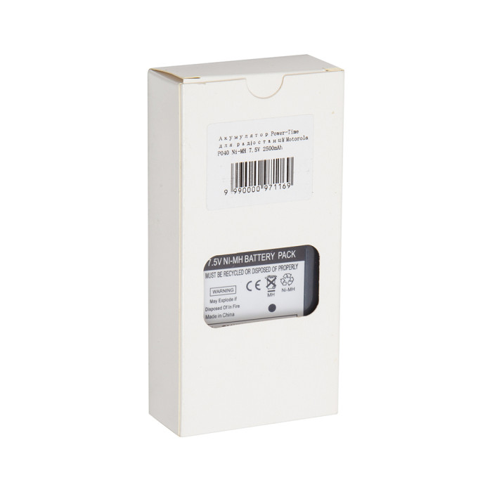 Акумуляторна батарея Motorola P040 Ni-MH 7.5V 2500mAh Power-Time (PTM-308)