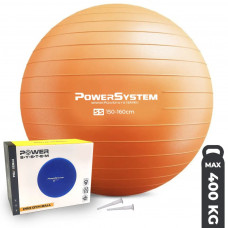 М'яч для фітнесу Power System PS-4011 Pro Gymball 55 см Orange (PS-4011_55cm_Orange)