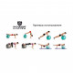 М'яч для фітнесу Power System PS-4011 Pro Gymball 55 см Orange (PS-4011_55cm_Orange)