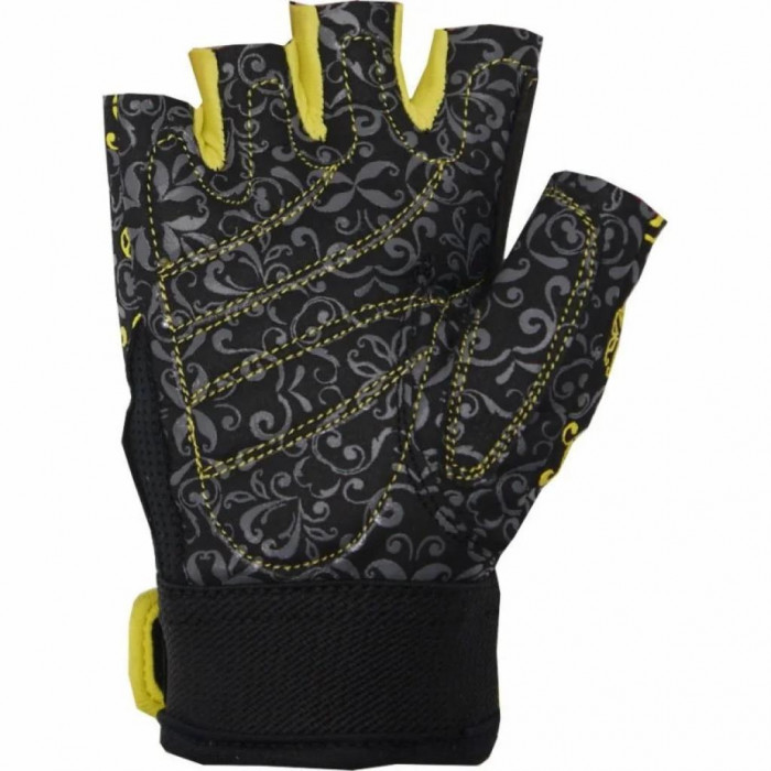 Рукавички для фітнесу Power System Classy Woman PS-2910 S Yellow (PS_2910_S_Black/Yellow)