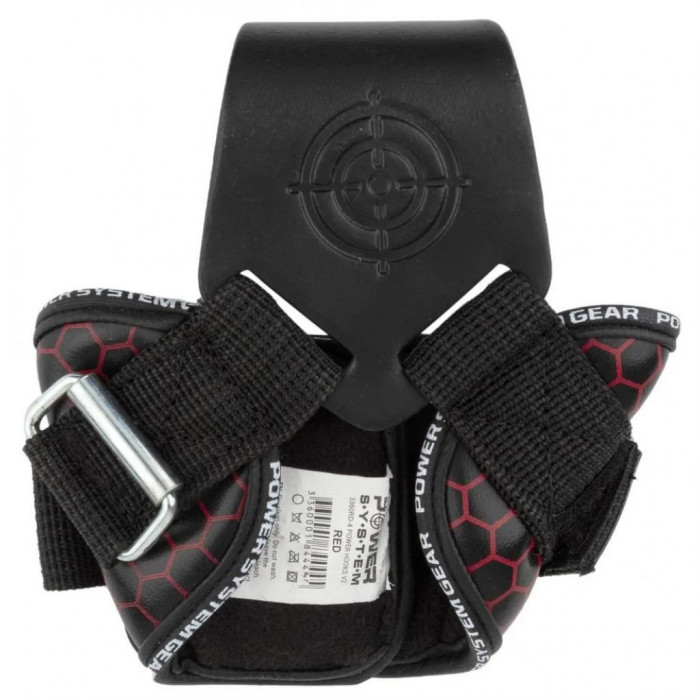 Гаки для тяги на зап'ястя Power System Hooks V2 PS-3360 Black/Red XL (PS_3360_Black/Red XL)